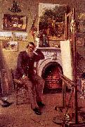 Self-Portrait in the Artist's Studio Narjot, Ernest